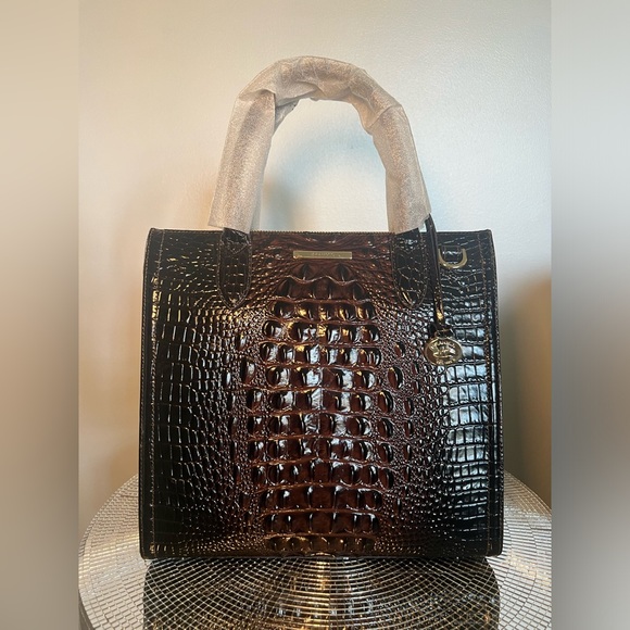 Brahmin Handbags - ❌SOLD❌BRAHMIN | Caroline Cocoa Ombré Melbourne Satchel Handbag